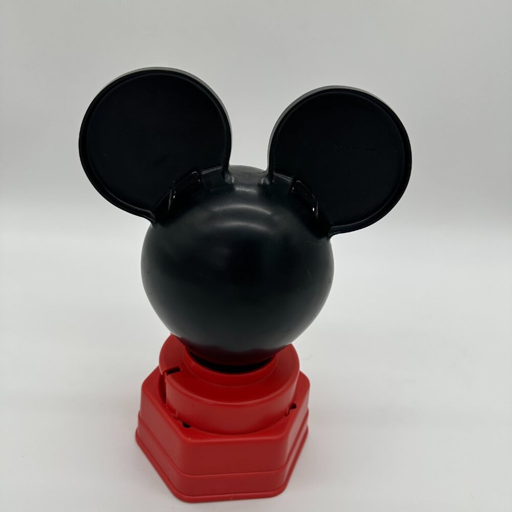 Disney 1968 Hasbro Plastic Mickey Mouse Coin Operated Bank/Gumball Machine 9" - Picture 3 of 8